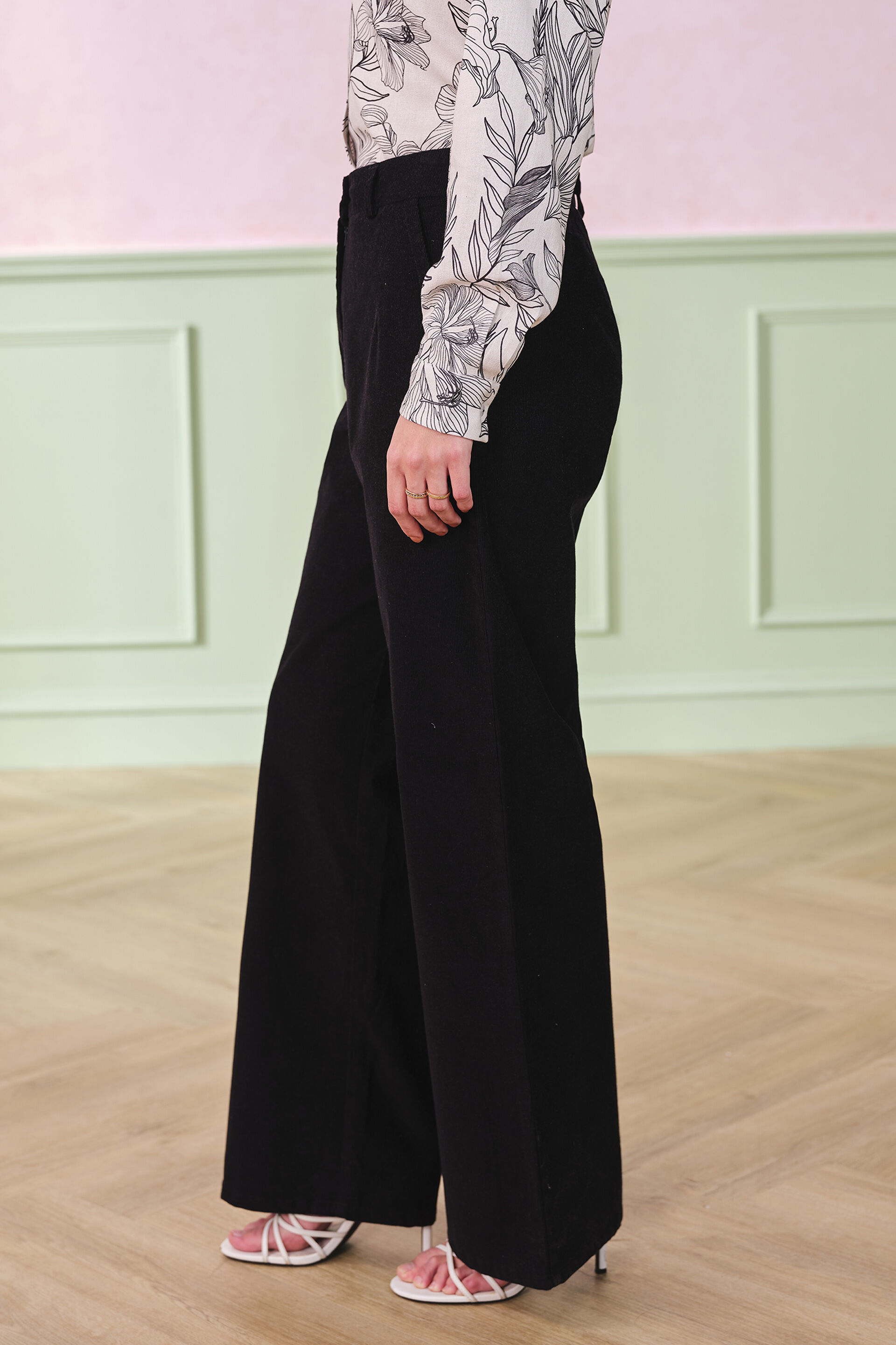 Midnight Tread Corduroy Pants, Black, image 4